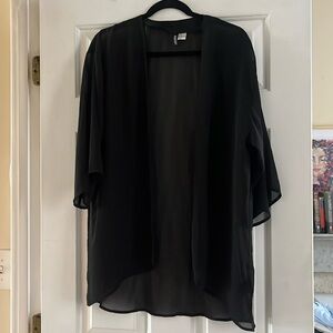 H&M Black Sheer Cover Up - Size S